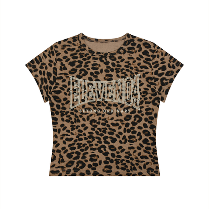 leopard,streetwear,lifestyle,womens,cropedtee,casual